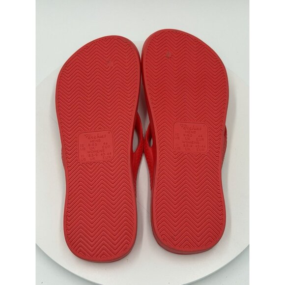 Archies Unisex Arch Support Flip Flops Thong Sandal Coral Mens 10/Women’s 11 - Picture 6 of 7